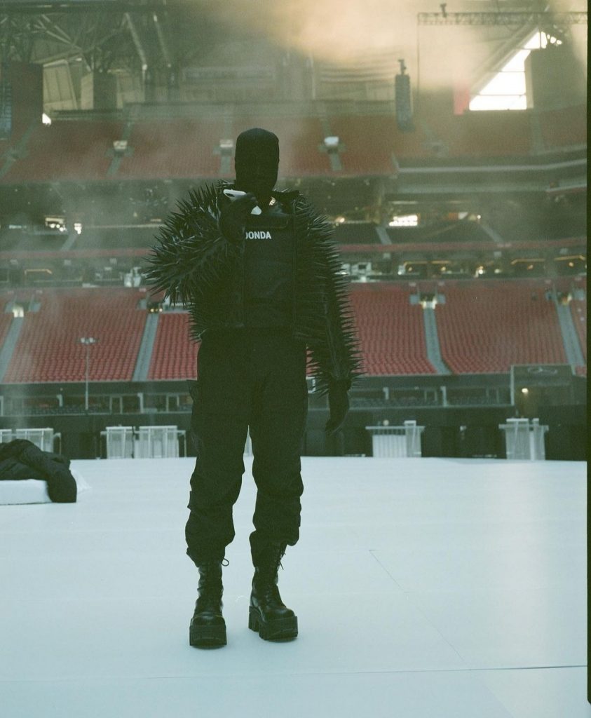 Kanye West presenta per la seconda volta 'Donda', il suo decimo album, al Mercedes Benz Stadium di Atlanta.