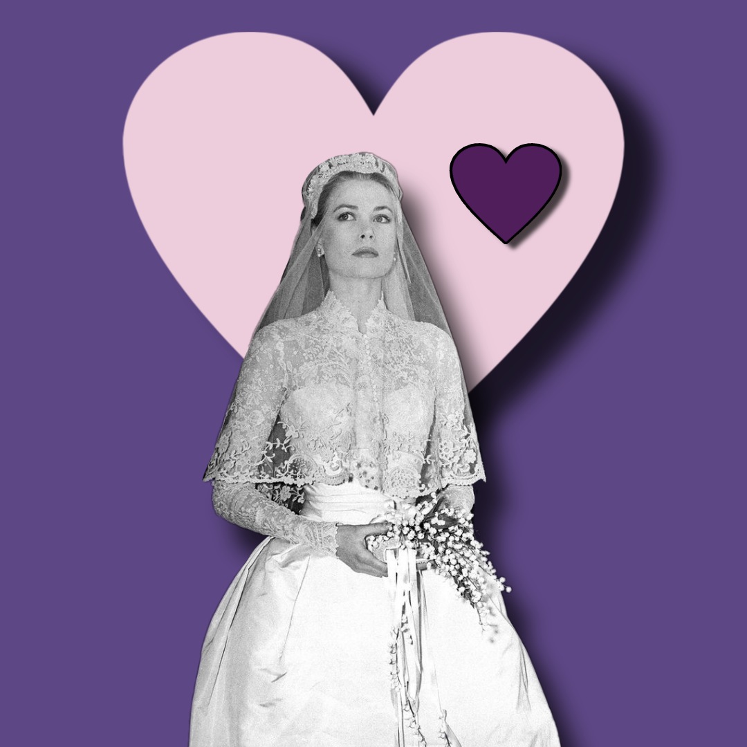 L'abito da sposa di Grace Kelly.