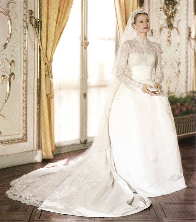 L'abito da sposa di Grace Kelly.