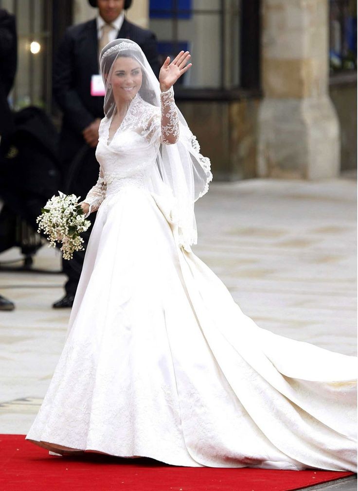 L'abito da sposa di Kate Middleton.