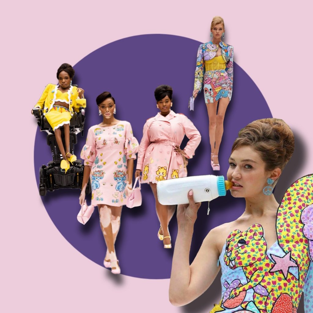 Moschino e la collezione primavera estate 2022 alla New York Fashion Week.
