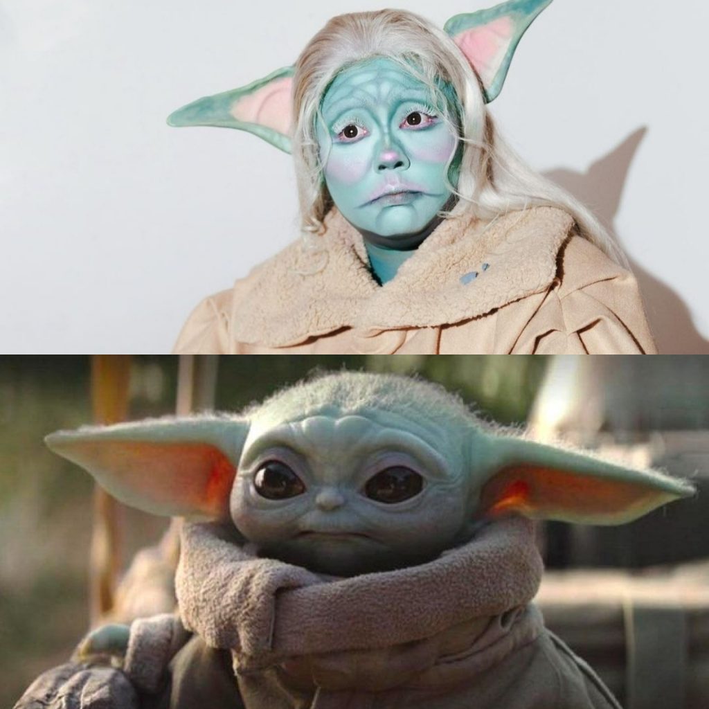 Halloween 202: Lizzo si veste da Baby Yoda (Guerre stellari).