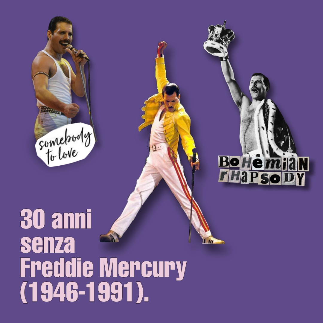 30 anni senza Freddie Mercury, l'indimenticabile leader dei Queen.
