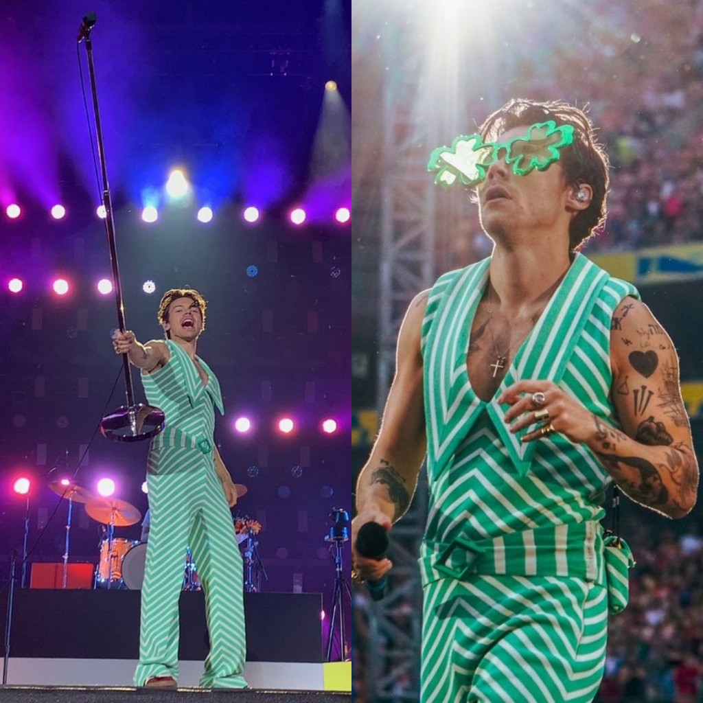 Harry Styles, l'amore per l'Italia e Gucci durante il Love On Tour 2022.