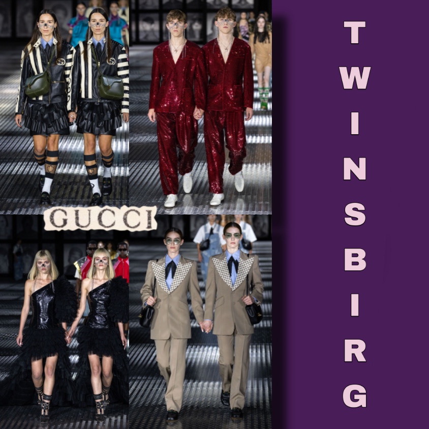 Milano Fashion Week 2022: Alessandro Michele, direttore creativo di Gucci, presenta la collezione PE 23 Twinsburg.