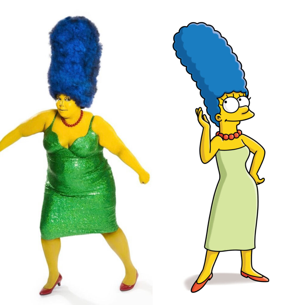 Halloween 2022: Lizzo come Marge Simpson.