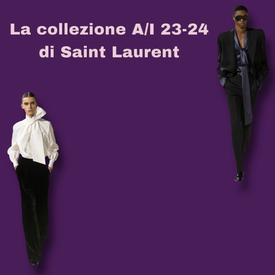 Saint Laurent e il direttore creativo Anthony Vaccarello hanno ripercorso le orme di Yves Saint Laurent (1936-2008), omaggiando il pensiero sensuale e sessuale che lo stilista francese aveva del rapporto tra corpo e vestiti.